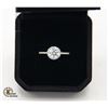 Image 1 : #933-1.00 CT ROUND BRILLIANT CUT MOISSANITE VVS D