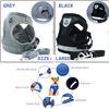 Image 1 : NEW LARGE GREY & BLACK PET HARNESS +