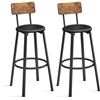 Image 1 : 2 NEWLY BUILT VASSAGLE LBC069B81V1 BAR STOOLS