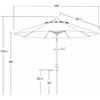 Image 3 : NEW CALIFORNIA UMBRELLA 9FT ROUND MARKET UMBRELLA