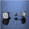 Image 4 : 1 CT GRA CERTIFIED MOISSANITE 925 SILVER EARRINGS