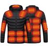NEW MENS HEATED PUFFER JACKET USB POWERED