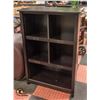BOOKSHELF/CRAFT SHELF DARK BROWN