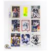 SHEET OF UN-AUTHENTICATED OILERS SIGNED NHL CARDS