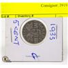 Image 1 : 1933 5 CENT COIN