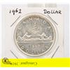 Image 1 : 1962 SILVER DOLLAR 80% SILVER