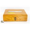 Image 1 : WOODEN HUMIDOR WITH HUMIDISTAT