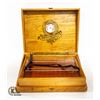 Image 2 : WOODEN HUMIDOR WITH HUMIDISTAT