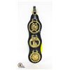 Image 1 : VINTAGE HORSE BRASS ON LEATHER