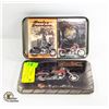 Image 1 : NEW TIN HARLEY DAVIDSON PLAYING CARDS 2 PACK