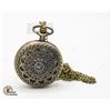 Image 1 : #63-BRAND NEW BRONZE TONE POCKET WATCH WITH