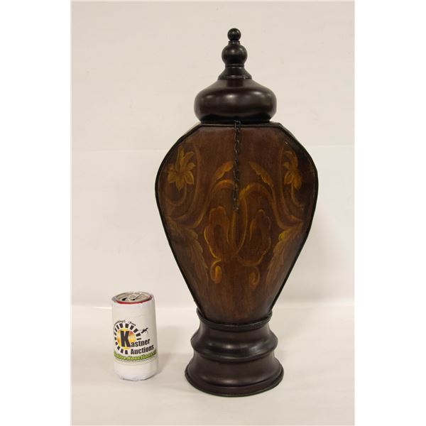 21.5 INCH METAL URN