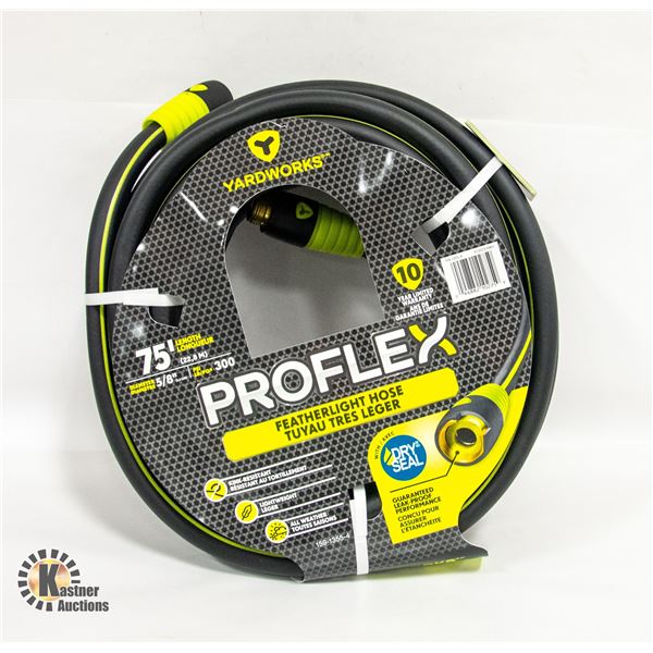NEW YARDWORKS PROFLEX HEAVY DUTY 75FT