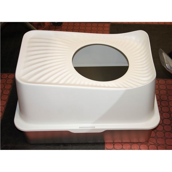 NEW ZUHUCPTS TOP ENTRY S/S CAT LITTER BOX