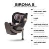 Image 5 : NEW CYBEX SIRONA S W/ SENSORSAFE, CONVERTABILE CAR
