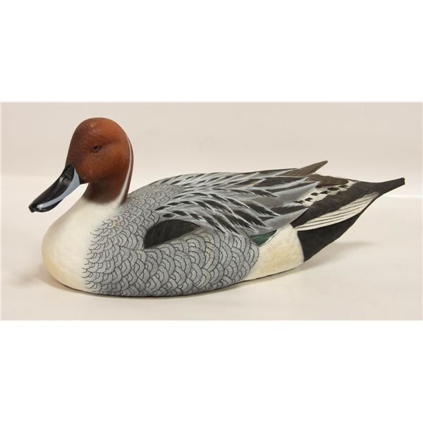 RESIN DUCK- HAND PAINTED LIMITED EDITION 16" LONG