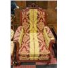 Image 1 : CARVED FRENCH BAROQUE STYLE KING CHAIR