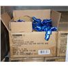 Image 1 : BRAND NEW CASE WITH 12 SETS OF ELECTRIC BLUE CURLY