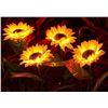 Image 4 : SOLAR THREE-HEAD SUNFLOWER OUTDOOR LIGHT (1 PC.)