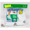 Image 1 : ANKLE SOCKS WHITE 6-12 SIZE 6-PACK FRUIT OF