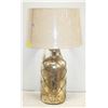 Image 1 : LILA GLASS LAMP WITH SHADE IMPORTED FROM INDIA