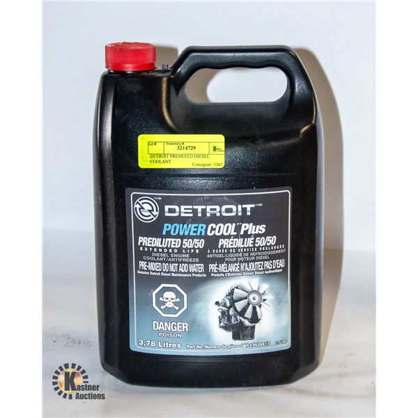 Power Cool Plus DETROIT PREMIXED DIESEL COOLANT