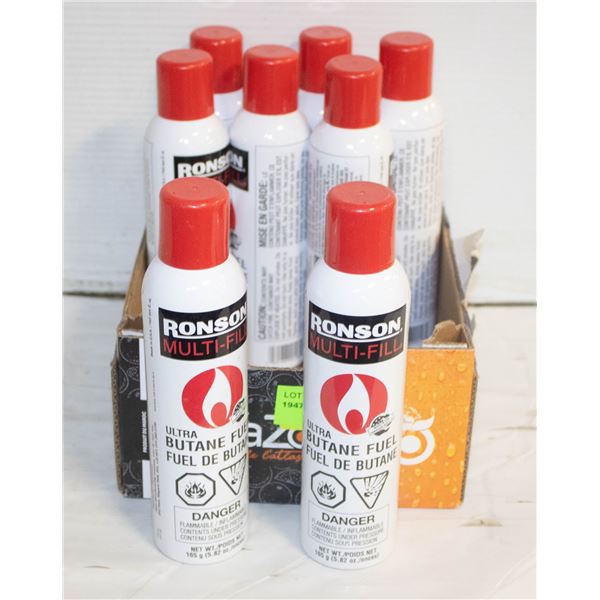 LOT OF FULL RONSON MULTI-FILL BUTANE