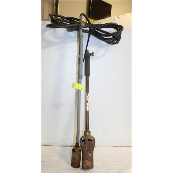 2 PROPANE TORCHES (ESTATE)