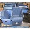Image 1 : ESTATE PALLET OF ASSORTED RUBBERMAID TOTES
