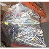 Image 1 : PLASTIC HANGERS- LARGE LOT ASSORTED