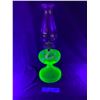 Image 2 : Green Uranium Glass Oil Lamp