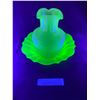 Image 5 : Lovely Green Uranium Glass Flower Vase & Bowl