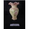 Image 1 : Fenton Burmese Ltd Edition Glass Adoration Rose Vase w Certificate