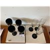 Image 2 : Black Wine Glasses & Black Stem Champagne Glasses