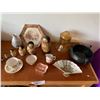 Image 1 : Russian Doll Set, Carnival Glass Bell, Fan Dish, Cream & Sugar Set  & Variety of Dishes