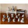 Image 1 : Blue & White Spice Jars in Wood Rack, Dutch Music Box & Country Friends Figurines