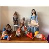 Image 1 : Snow White & the Seven Dwarf Garden Gnomes