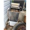 Image 2 : Vintage Aerator-Prestomat Washer, Portable Arizona Stone Fire Bowl & Copper Bucket w Wooden Handle