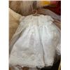 Image 8 : Vintage Wedding Dress, Wedding Hat, Children's XS White Dress,  Ne' Qwa Wedding Ornament, Pink Blank