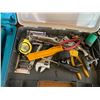 Image 4 : Socket Set, Makita Drill, Variety of Wrenches, Tape Measure, Screwdrivers & Clamps Paint Brushes etc