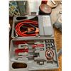 Image 2 : Jumper Cables & Tool Kit, Black & Decker Drill, Zip Lighters, Hammer, Variety of Tools