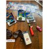 Image 5 : Vintage Goggles, Hot-wheel Cars, Pez Dispenser, Seal Set, & Variety of Baseball Cards