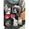 Image 2 : Elvis Legends of the Silver Screen, Asst Posters, Scarf, Guitar Ashtray, Luggage Tag, Tins, Tray, Co