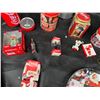 Image 6 : Red Desk Lamp, Cards, Christmas Trays, Tins, Coca-Cola Light, Teddy Bear, Mini Silver Bottle, Snow-g