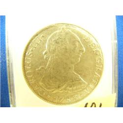 Very fine condition 1783 8 Reales from shipwreck L. Cazador (3)