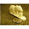 Image 3 : Carved ivory of polar bear catching a seal by Doug Silook 1.75" tall 3.75" long (74)