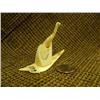 Image 2 : Lot of 2: sea bird mounted on ivory by Ivan Ivan 2.25" tall 3.75" and sea bird mounted on fossilized