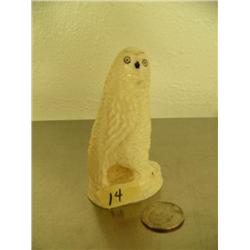 3.5" white ivory owl from Savoonga (3)