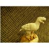 Image 4 : Ivory eagle mounted on fossilized ivory by Pete Kulik 1975 2.75" tall (74)