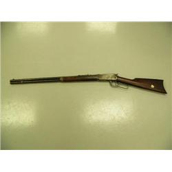 Winchester lever action .30 Cal., model 1894, serial #799305, dent in the tubular magazine (3)